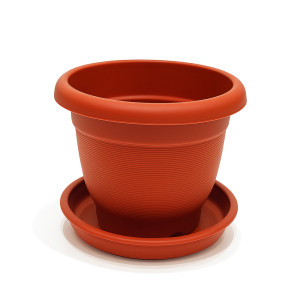 Durable Terracotta Plastic Planter